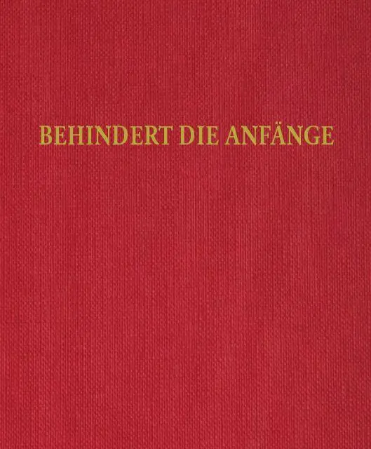 Cover: 9783910298354 | Nikolas Müller: Behindert die Anfänge | Michaela Predeick | Buch