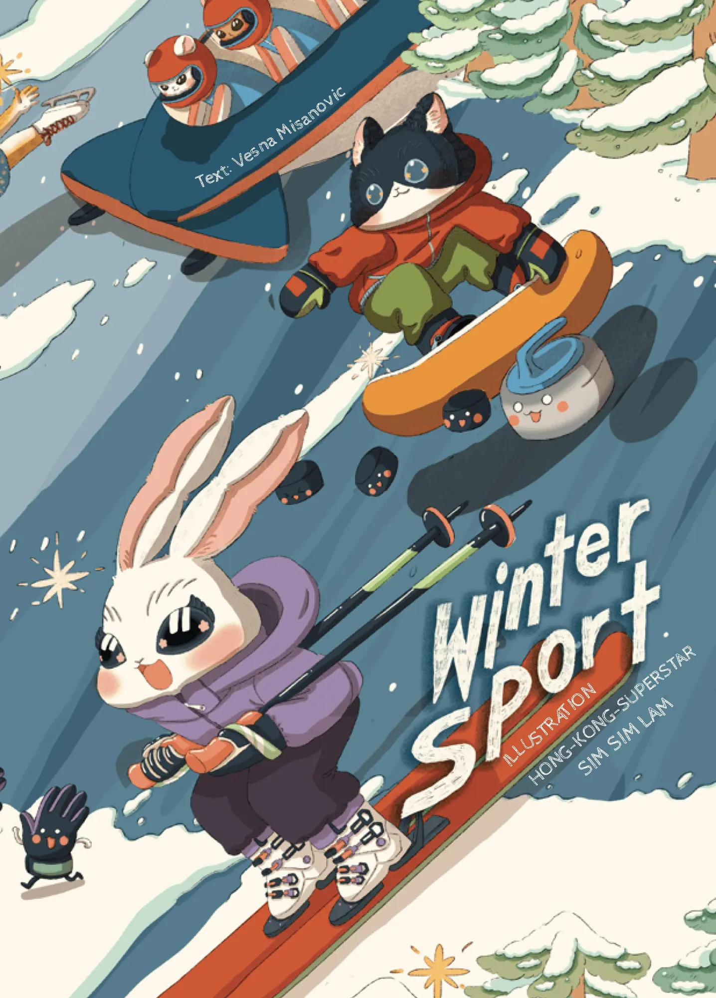 Cover: 9783910368354 | Wintersport | EIN WIMMELBUCH WIE KEIN ANDERES | Vesna Misanovic | Buch