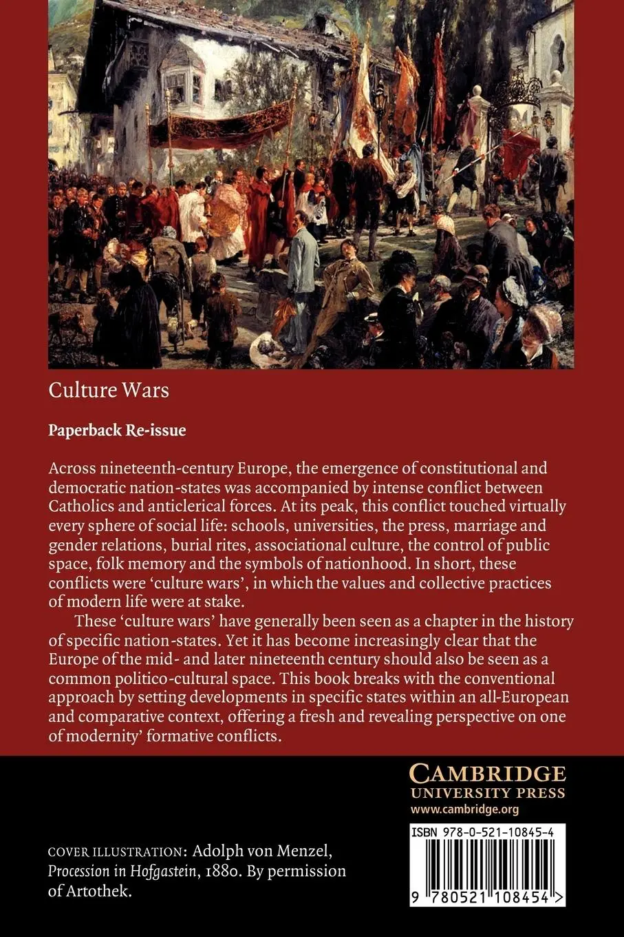 Rückseite: 9780521108454 | Culture Wars | Christopher Clark (u. a.) | Taschenbuch | Englisch