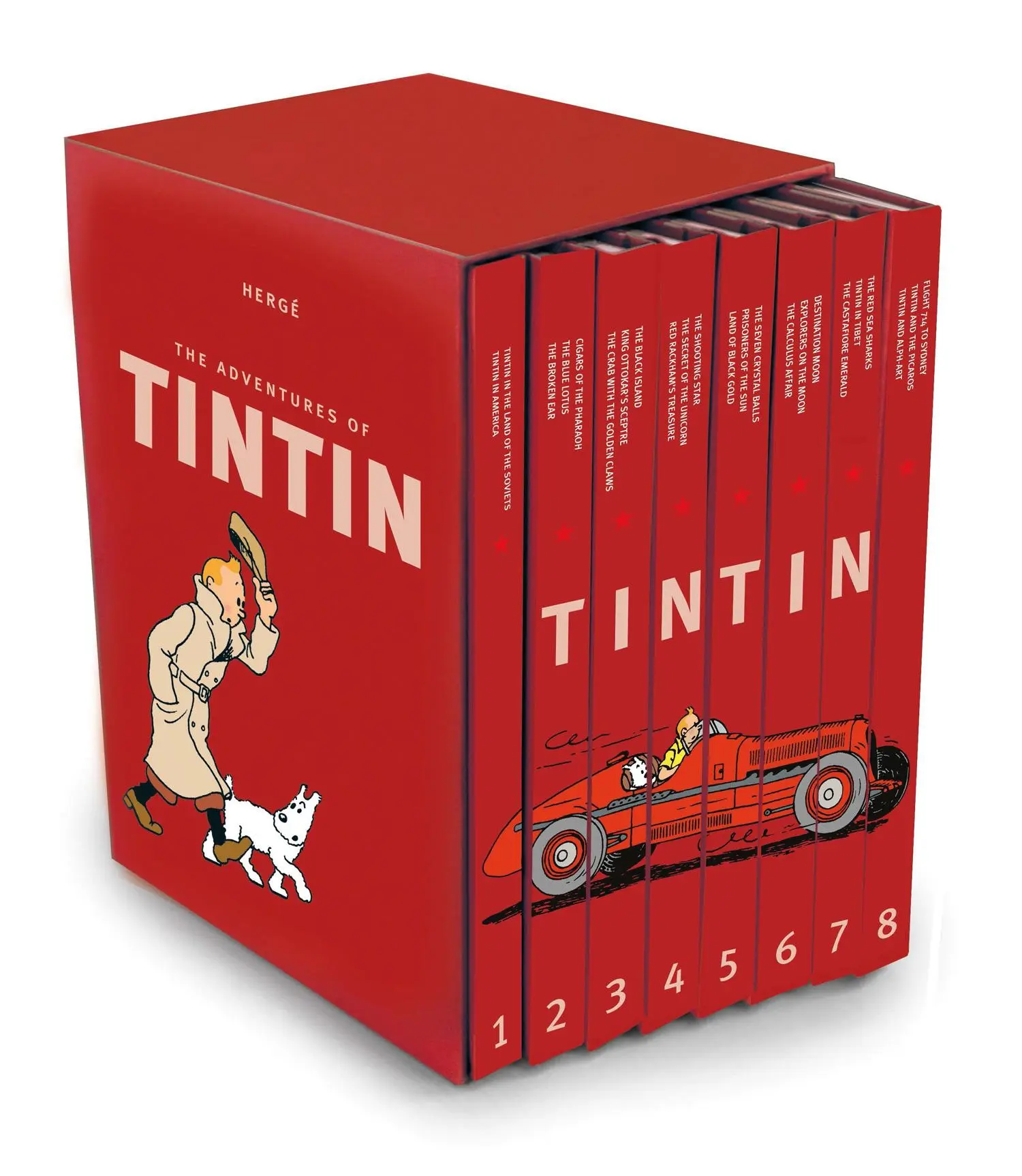 Cover: 9781405278454 | The Tintin Collection | Hergé | Buch | 8 Bände im Schuber | Gebunden