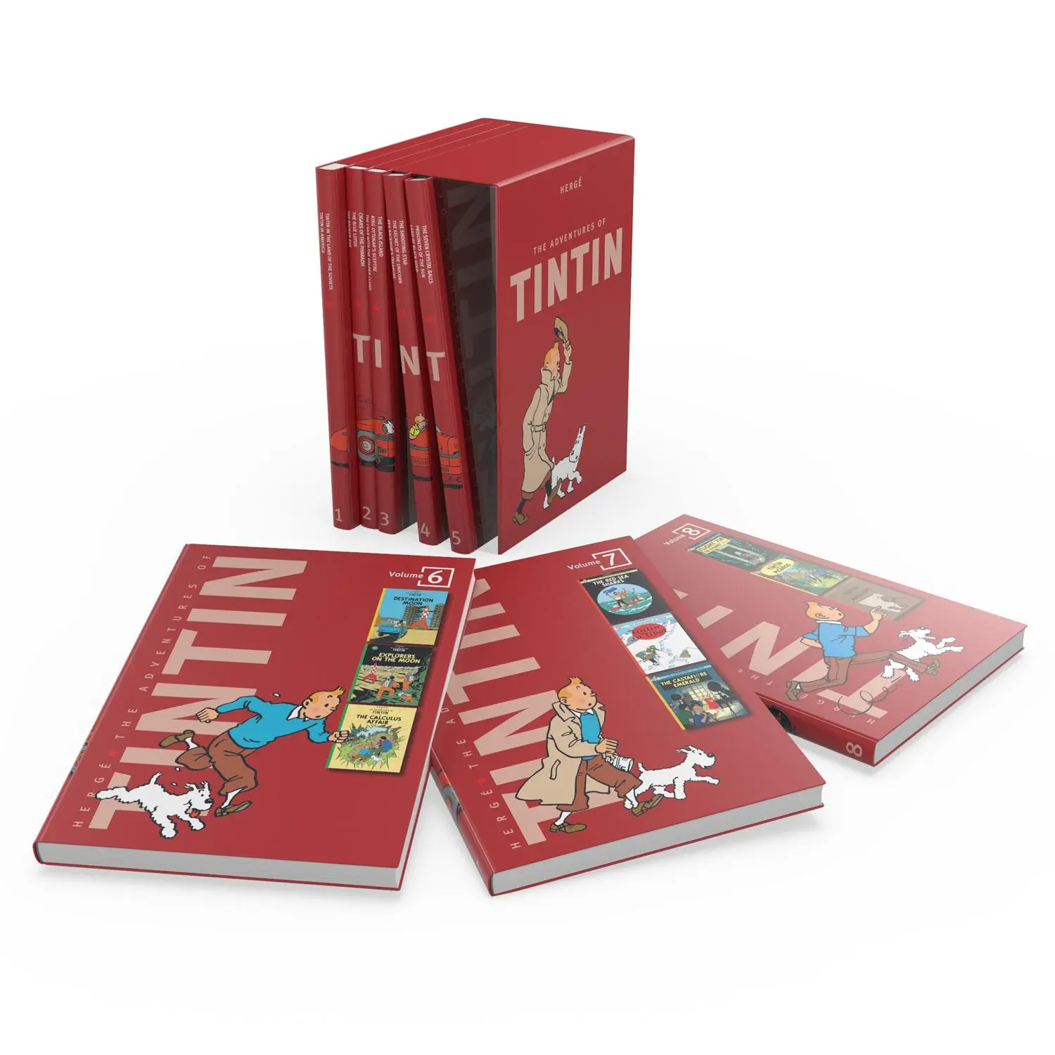Bild: 9781405278454 | The Tintin Collection | Hergé | Buch | 8 Bände im Schuber | Gebunden