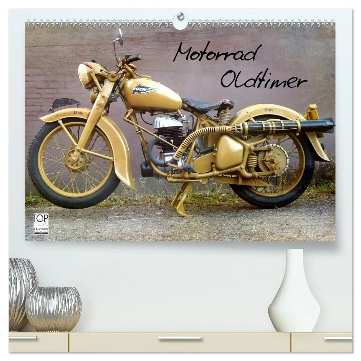 Cover: 9783516198454 | Motorrad Oldtimer (hochwertiger Premium Wandkalender 2026 DIN A2...