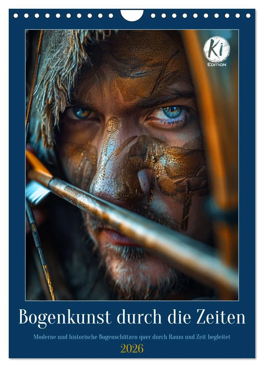 Cover: 9783516268454 | Bogenkunst durch die Zeiten (Wandkalender 2026 DIN A4 hoch),...