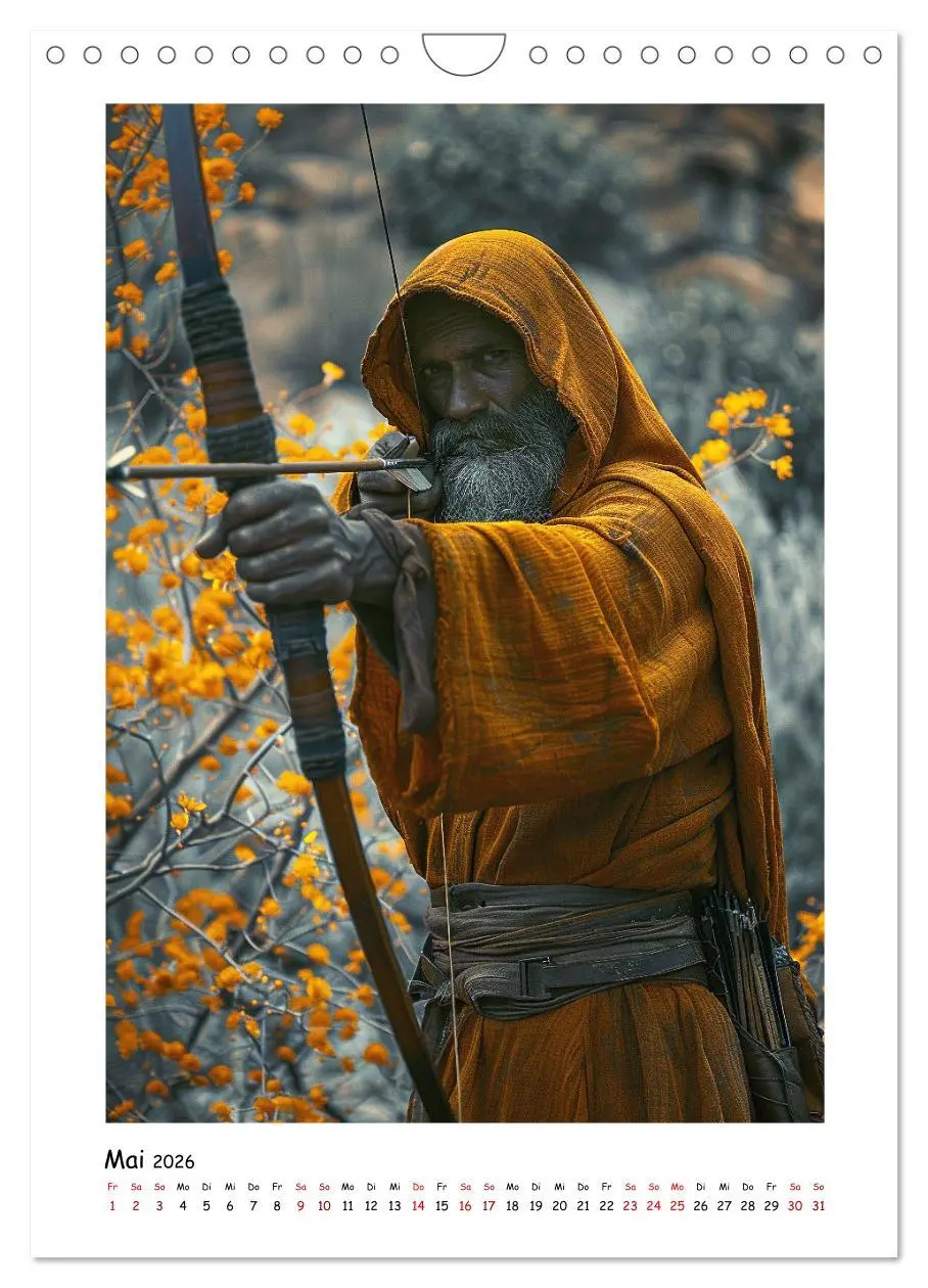 Bild: 9783516268454 | Bogenkunst durch die Zeiten (Wandkalender 2026 DIN A4 hoch),...