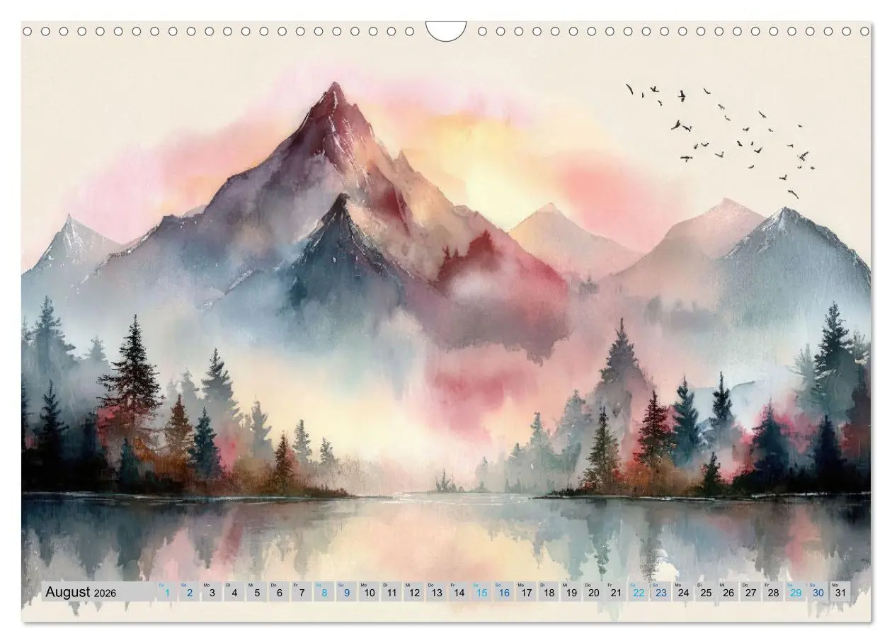 Bild: 9783516648454 | Farbige Bergwelten (Wandkalender 2026 DIN A3 quer), CALVENDO...