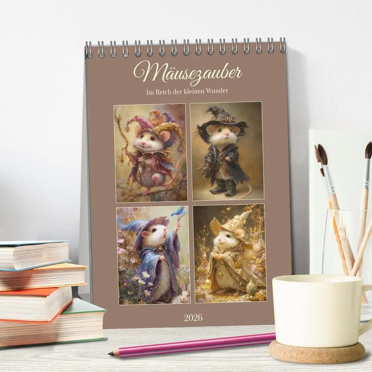 Bild: 9783516718454 | Mäusezauber. Im Reich der kleinen Wunder (Tischkalender 2026 DIN A5...