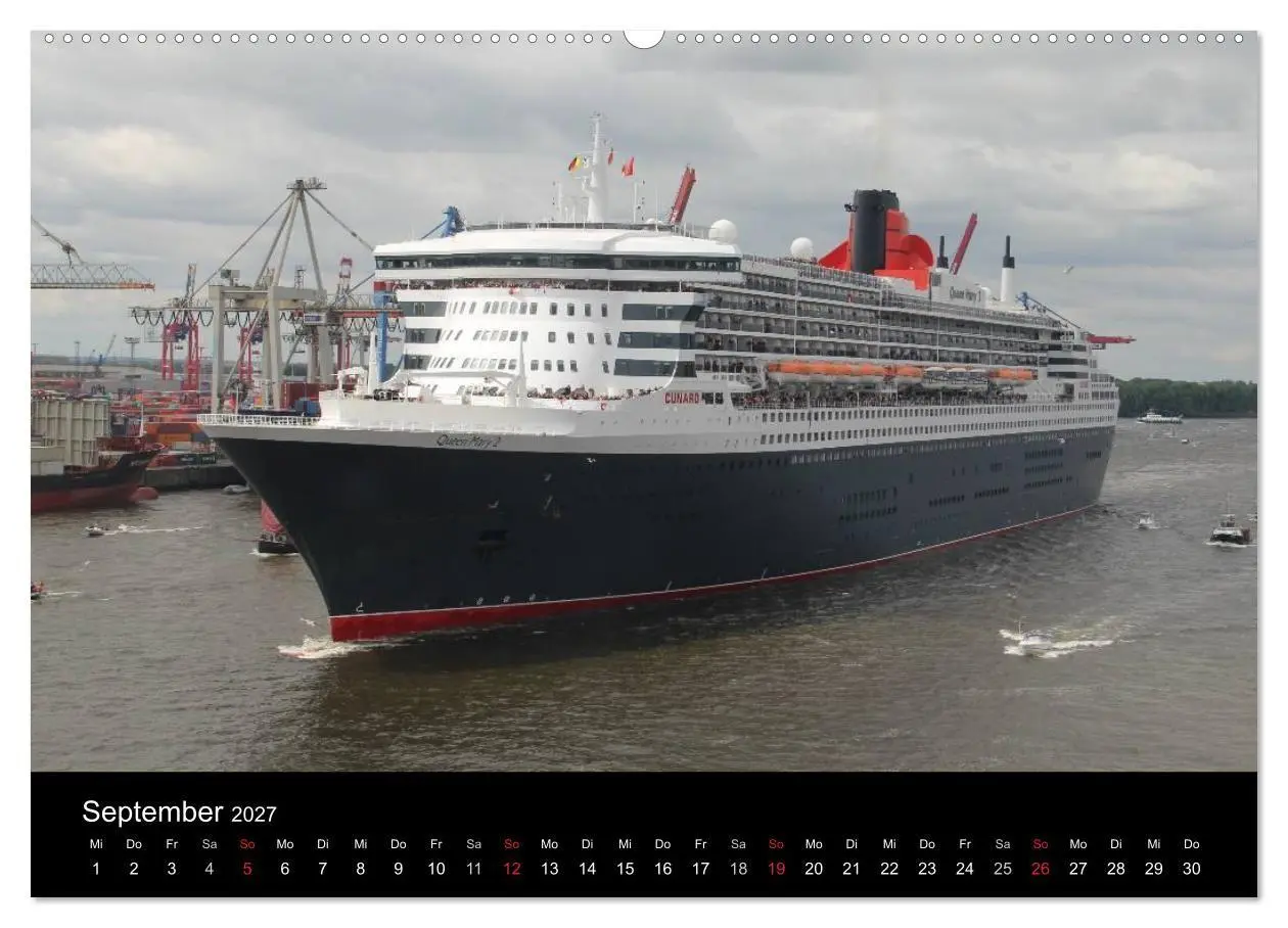 Bild: 9783594248454 | Kreuzfahrtschiffe in Europa (hochwertiger Premium Wandkalender 2027...