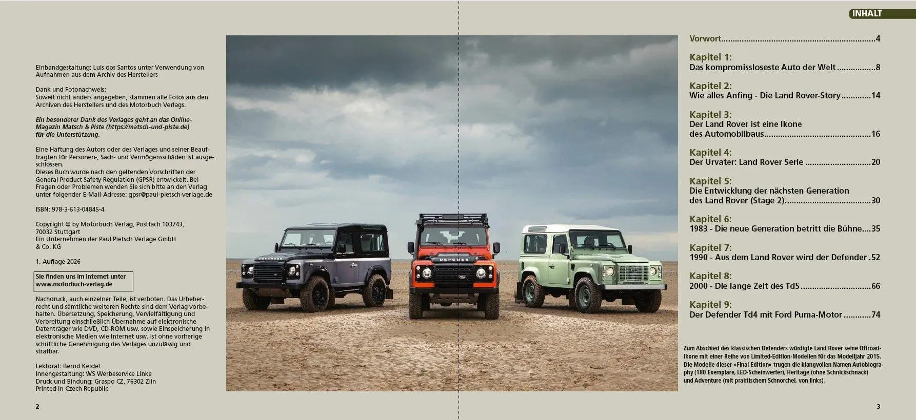 Bild: 9783613048454 | Land Rover Defender | 1983-2016 | Andreas Woithon | Buch | 96 S.