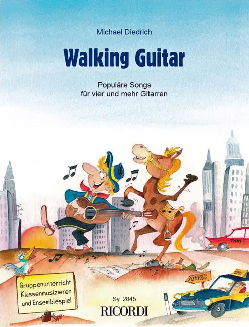 Walking guitar