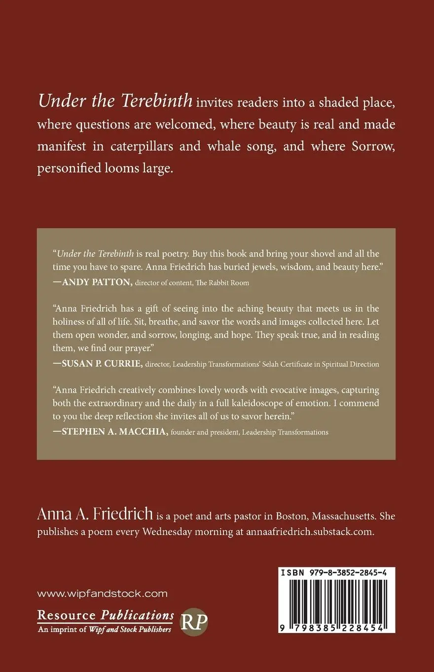 Rückseite: 9798385228454 | Under the Terebinth | Anna A. Friedrich | Taschenbuch | Englisch