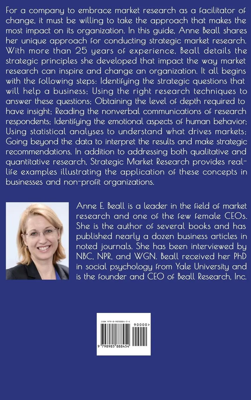 Rückseite: 9798985888454 | Strategic Market Research | Anne E. Beall | Buch | Englisch | 2022