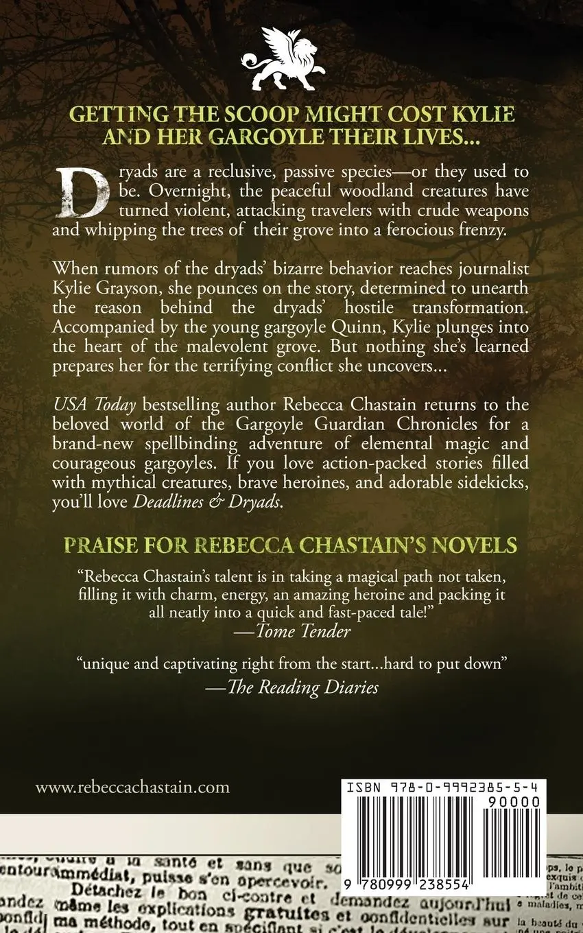 Rückseite: 9780999238554 | Deadlines &amp; Dryads | A Terra Haven Chronicles Prequel | Chastain