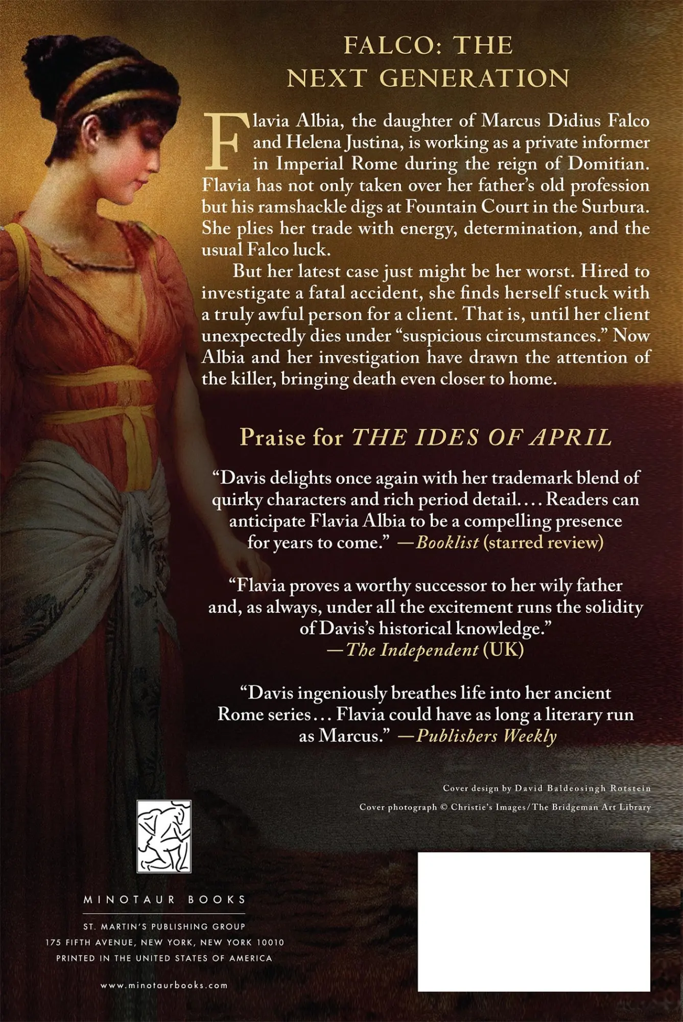 Rückseite: 9781250048554 | Ides of April | Lindsey Davis | Taschenbuch | Englisch | 2014