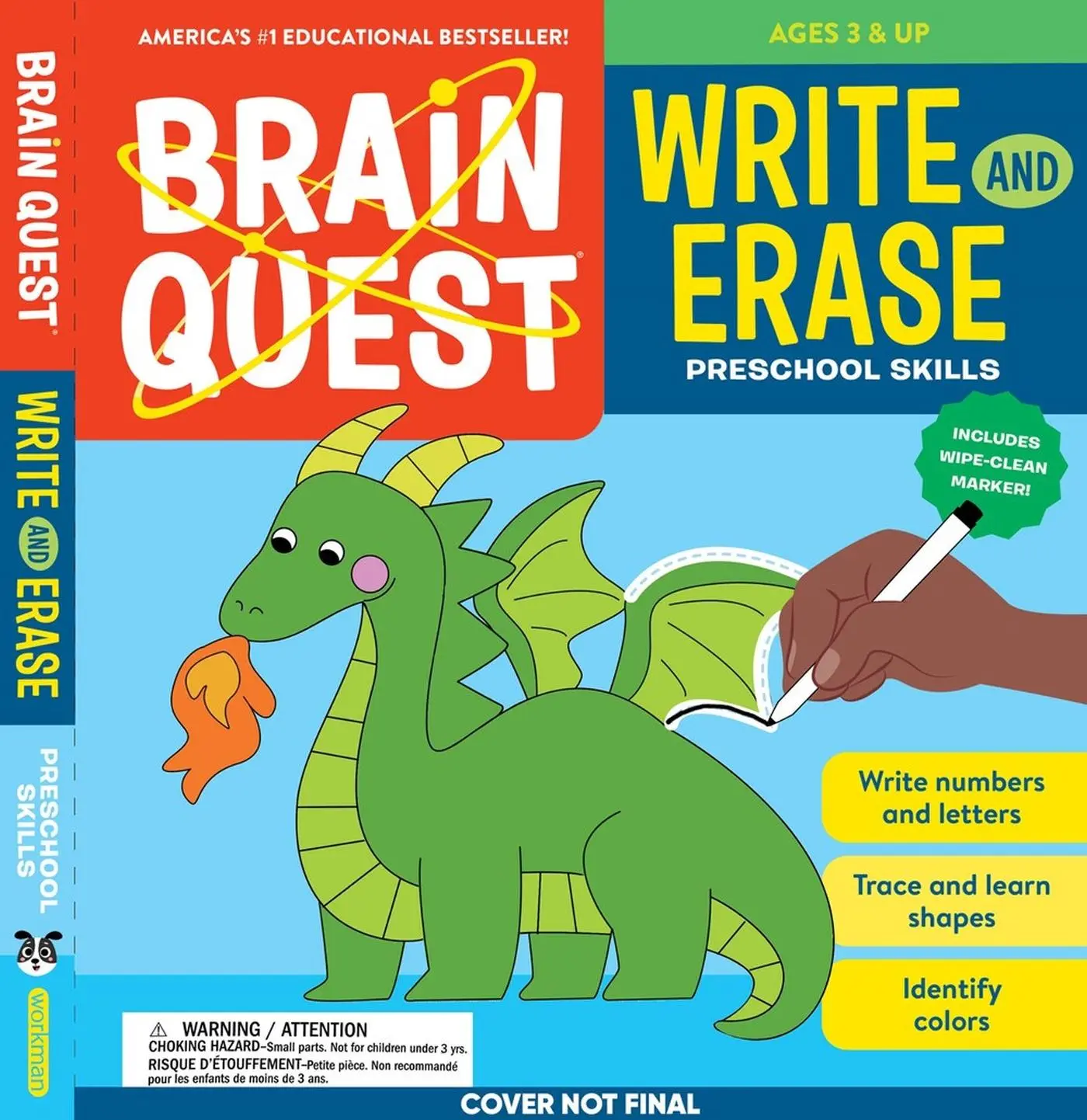 Cover: 9781523528554 | Brain Quest Write and Erase: Preschool Skills | Workman Publishing