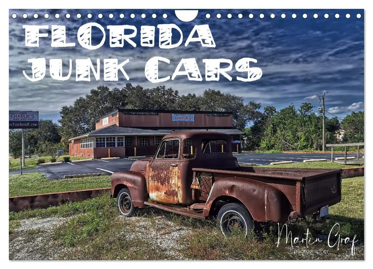 Cover: 9783457548554 | Florida Junk Cars (Wandkalender 2026 DIN A4 quer), CALVENDO...