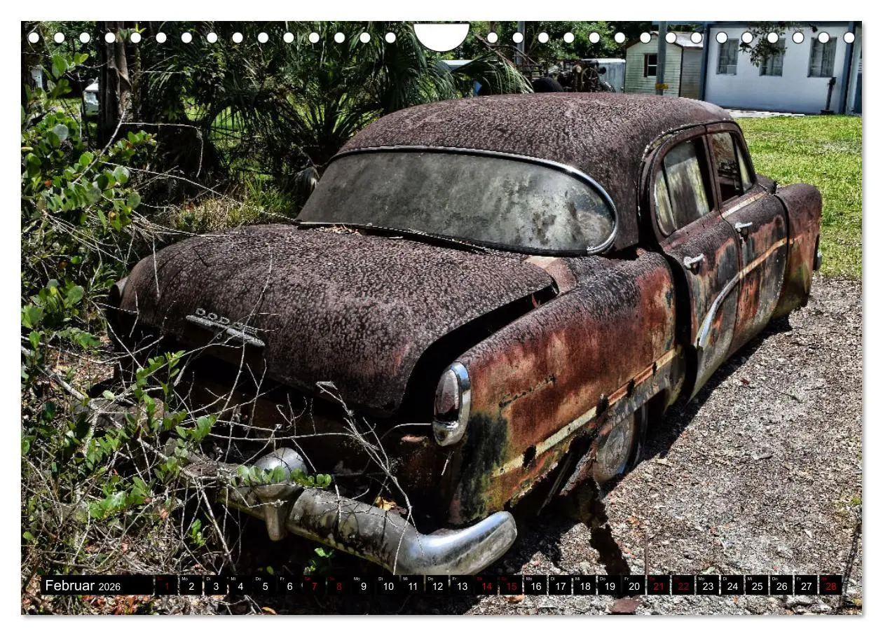 Bild: 9783457548554 | Florida Junk Cars (Wandkalender 2026 DIN A4 quer), CALVENDO...