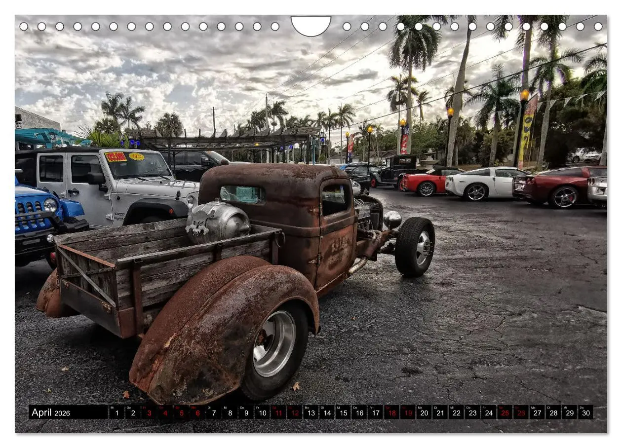 Bild: 9783457548554 | Florida Junk Cars (Wandkalender 2026 DIN A4 quer), CALVENDO...
