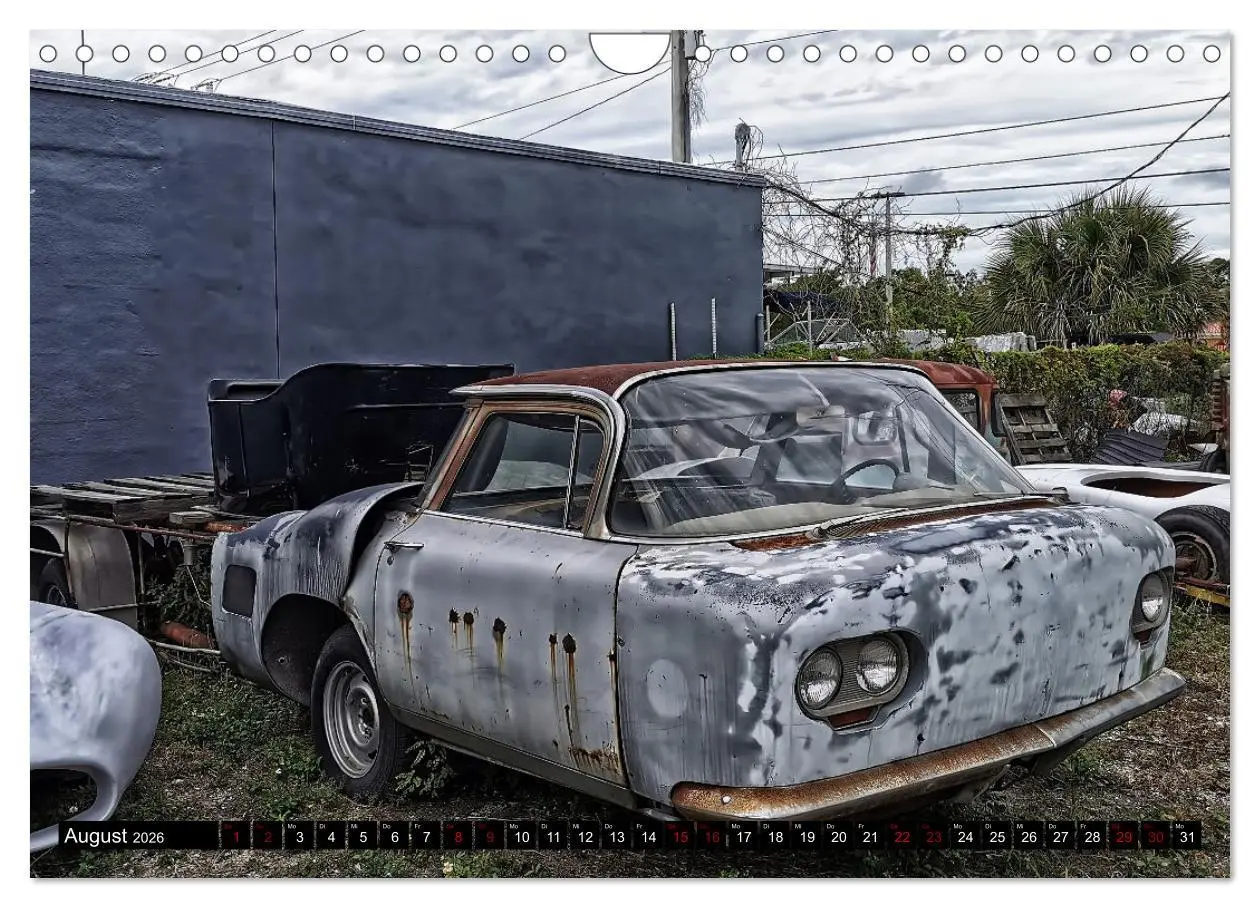 Bild: 9783457548554 | Florida Junk Cars (Wandkalender 2026 DIN A4 quer), CALVENDO...