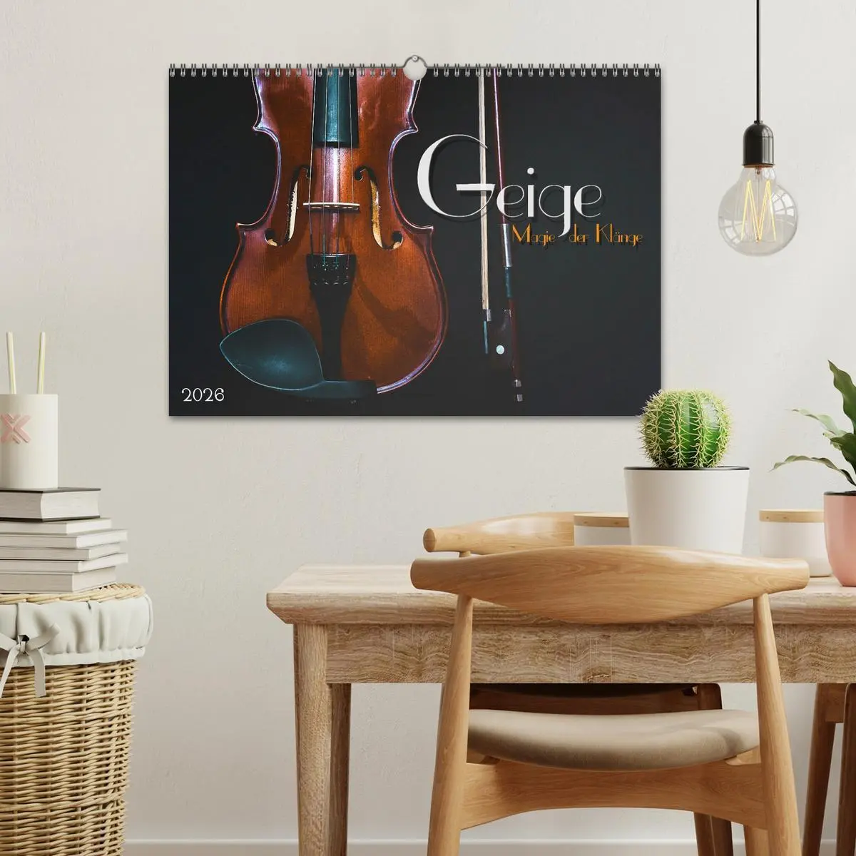 Bild: 9783457928554 | Geige - Magie der Klänge (Wandkalender 2026 DIN A3 quer), CALVENDO...