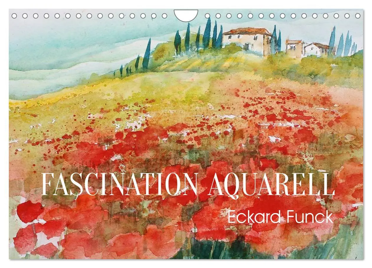 Cover: 9783516018554 | Faszination Aquarell - Eckard Funck (Wandkalender 2026 DIN A4...