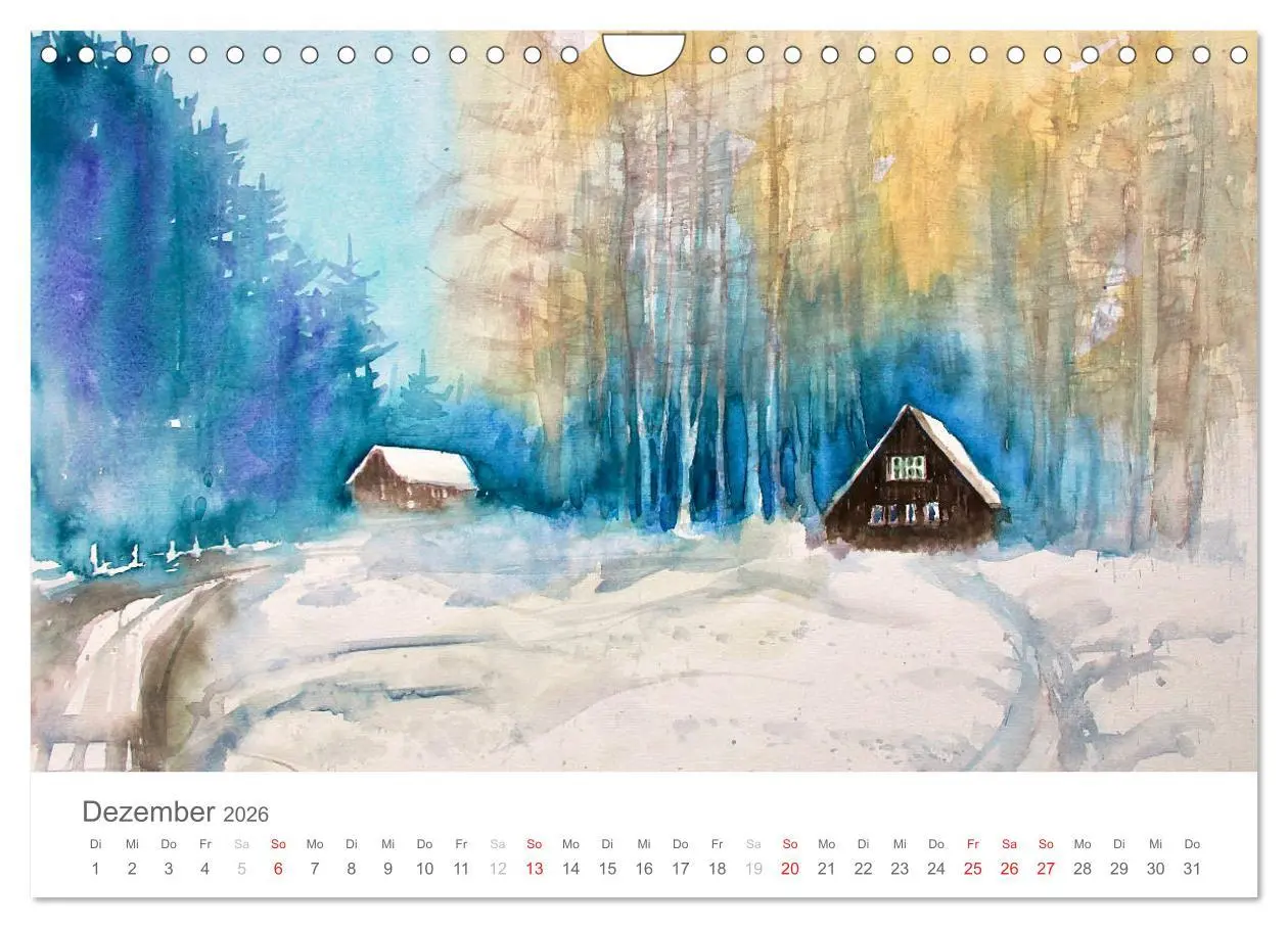 Bild: 9783516018554 | Faszination Aquarell - Eckard Funck (Wandkalender 2026 DIN A4...