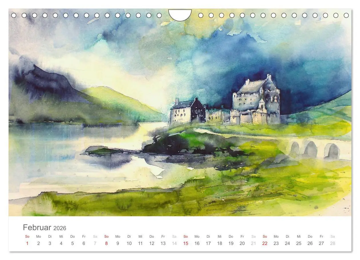 Bild: 9783516018554 | Faszination Aquarell - Eckard Funck (Wandkalender 2026 DIN A4...