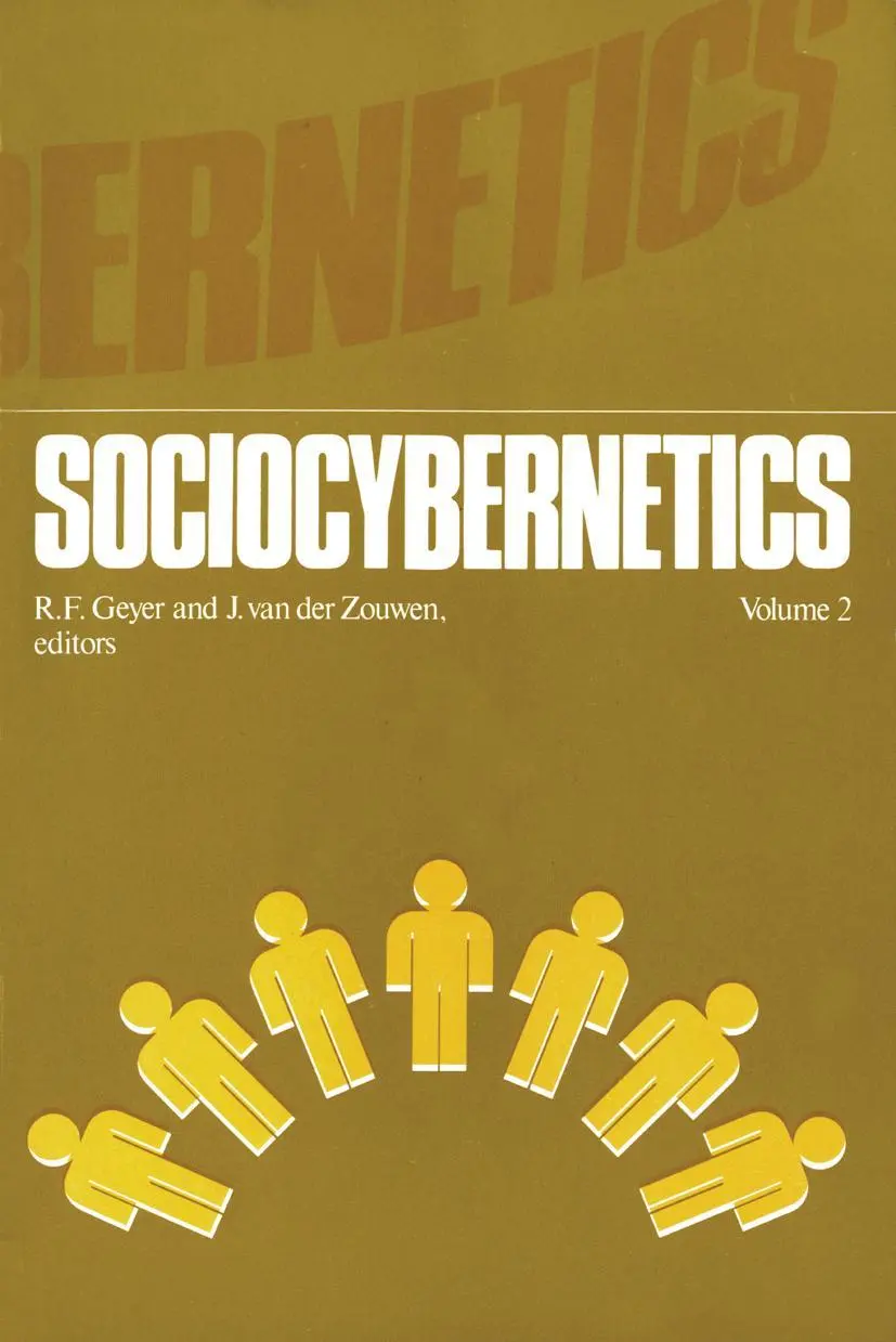 Cover: 9789020708554 | Sociocybernetics | An actor-oriented social systems approach Vol. 2