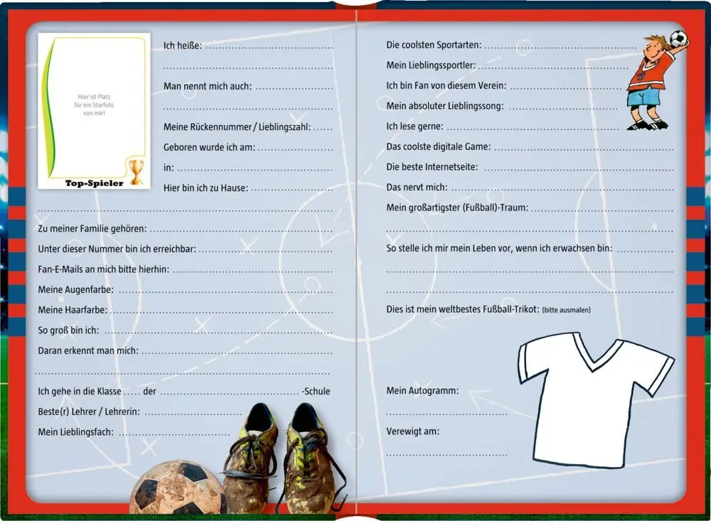 Bild: 4050003928654 | Freundebuch - Meine Freunde - Fußballfreunde | Reiner Stolte | Buch
