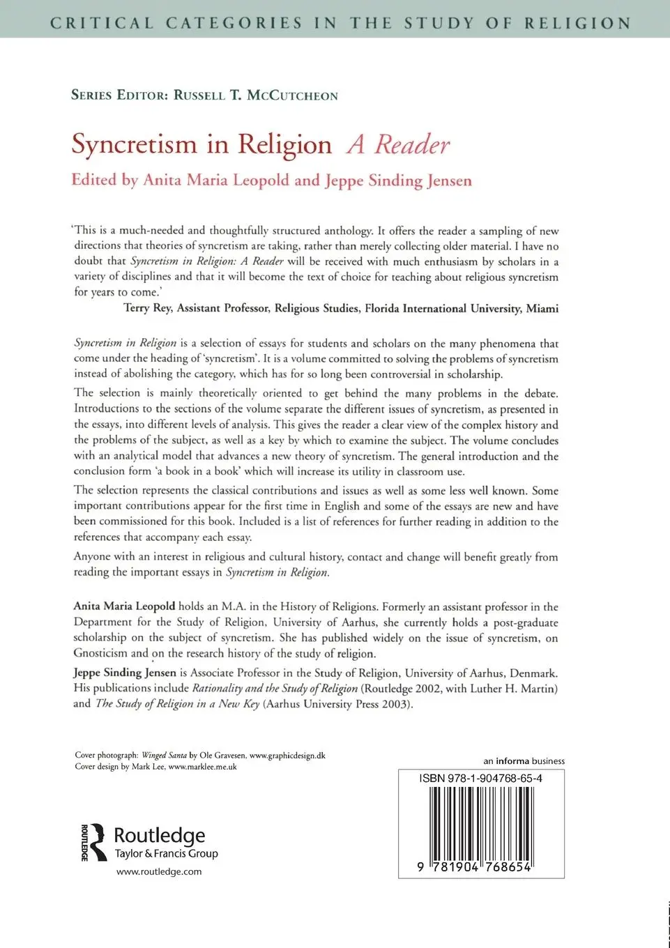 Rückseite: 9781904768654 | Syncretism in Religion | A Reader | Anita Maria Leopold (u. a.) | Buch
