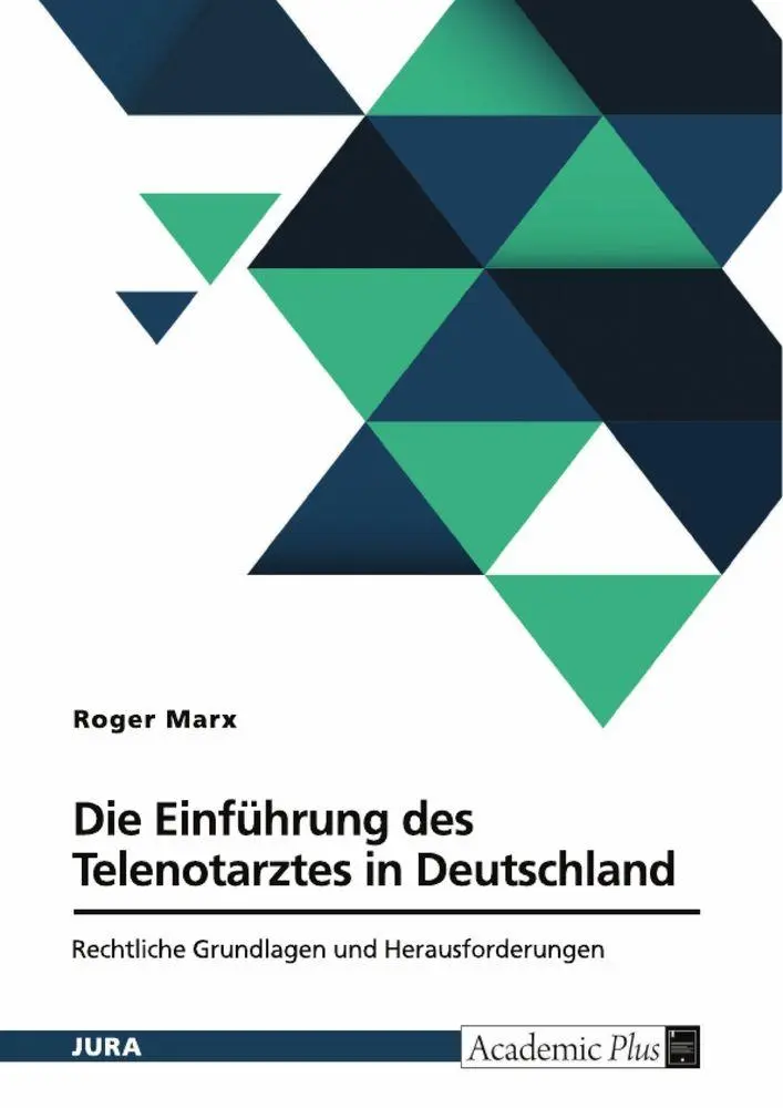 Cover: 9783389158654 | Die Einführung des Telenotarztes in Deutschland. Rechtliche...