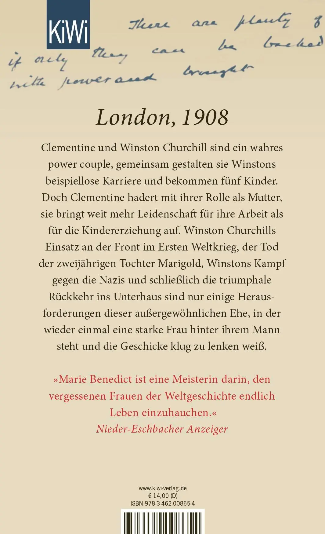 Rückseite: 9783462008654 | Lady Churchill | Marie Benedict | Buch | 560 S. | Deutsch | 2025