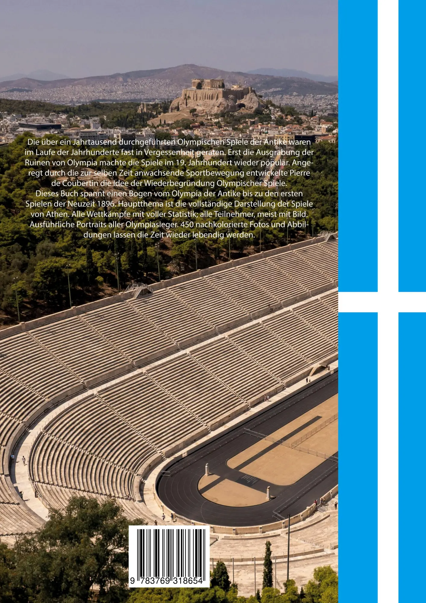 Rückseite: 9783769318654 | Olympische Spiele 1896 Athen - komplett in Farbe | Thomas Hüttinger