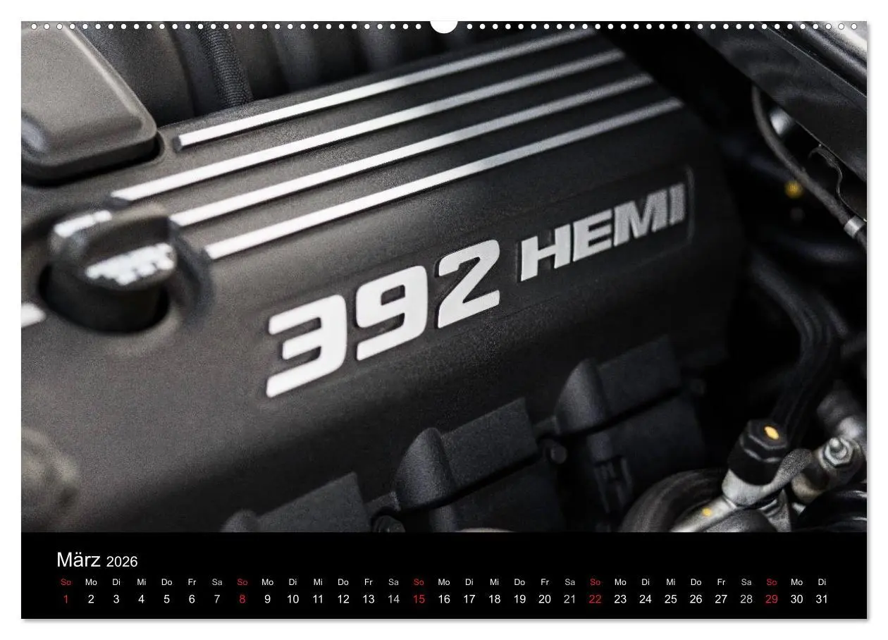 Bild: 9783516168754 | Dodge Challenger SRT8 (hochwertiger Premium Wandkalender 2026 DIN...