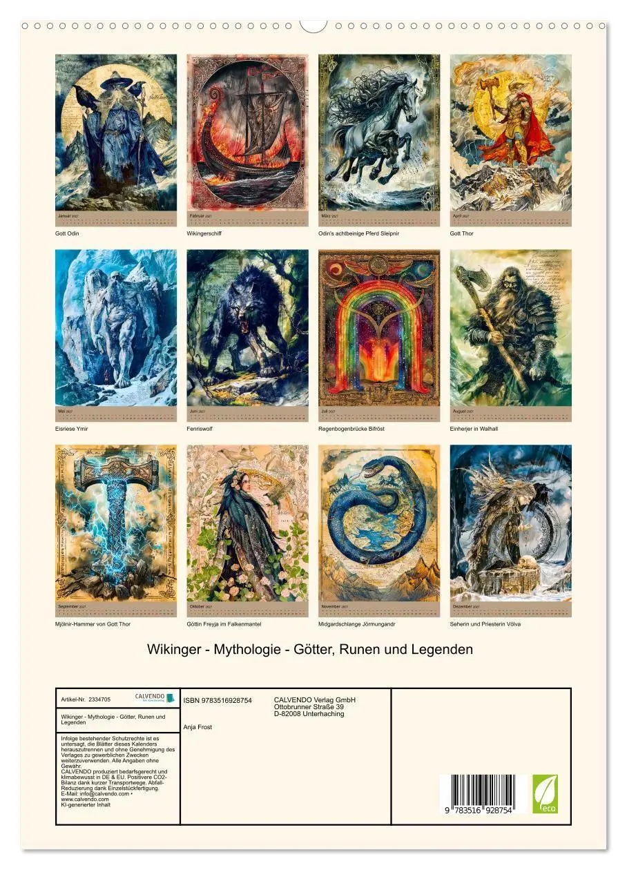 Bild: 9783516928754 | Wikinger - Mythologie - Götter, Runen und Legenden (hochwertiger...