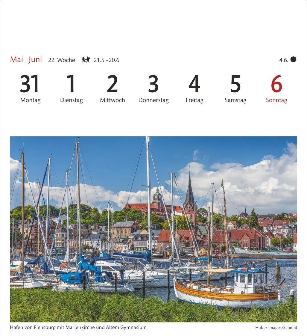 Bild: 9783840038754 | Ostseeküste Sehnsuchtskalender 2027 - Wochenkalender mit 53 Postkarten