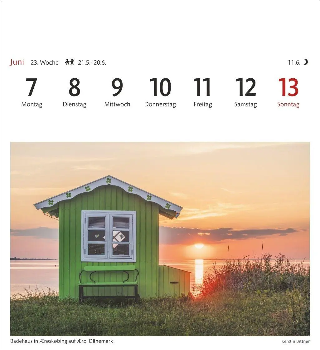 Bild: 9783840038754 | Ostseeküste Sehnsuchtskalender 2027 - Wochenkalender mit 53 Postkarten