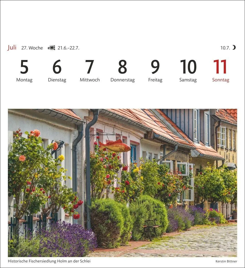 Bild: 9783840038754 | Ostseeküste Sehnsuchtskalender 2027 - Wochenkalender mit 53 Postkarten