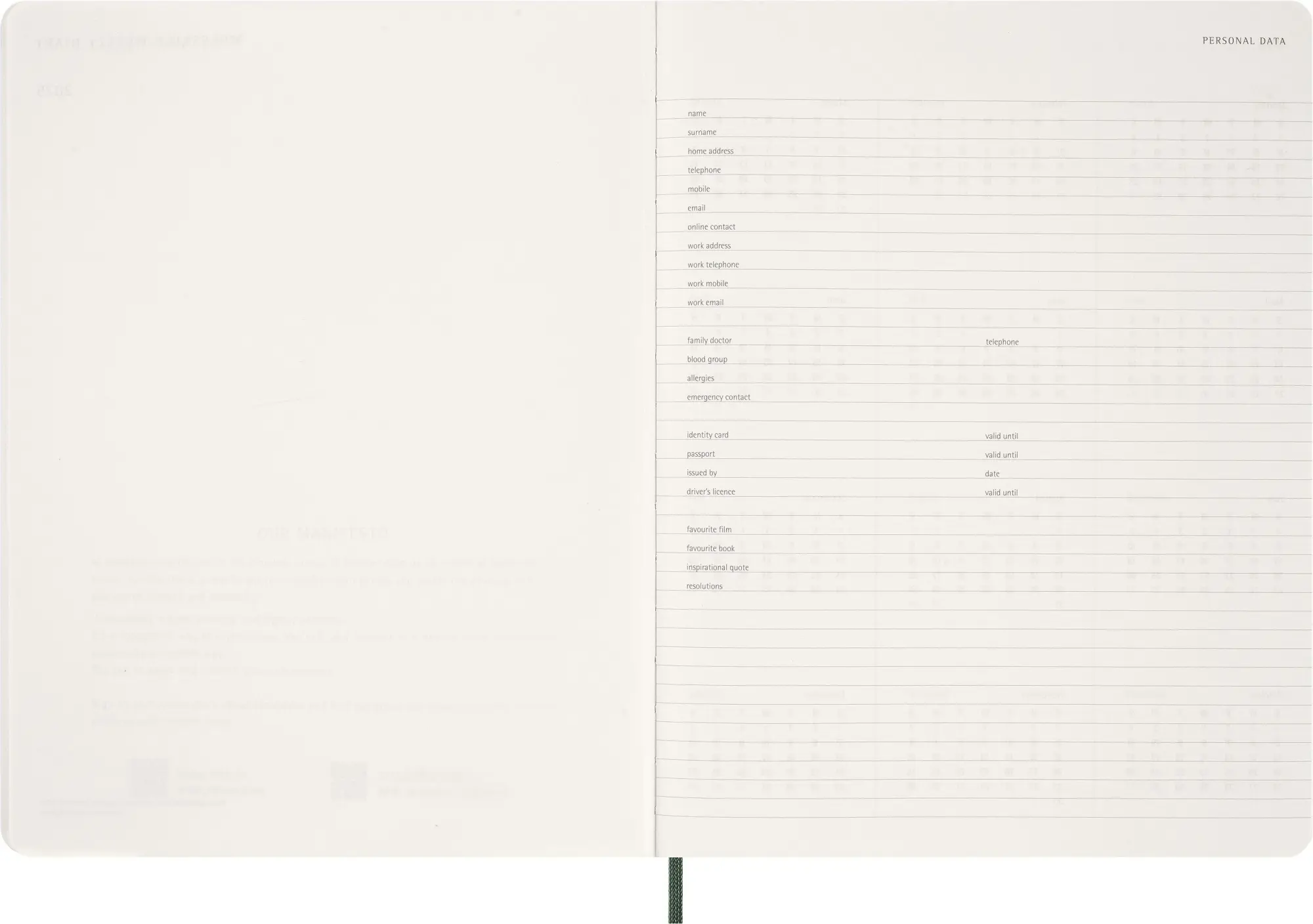 Bild: 8056999278854 | Moleskine 15 Monate Essential Wochenkalender 2026/2027, 1 Wo = 2...