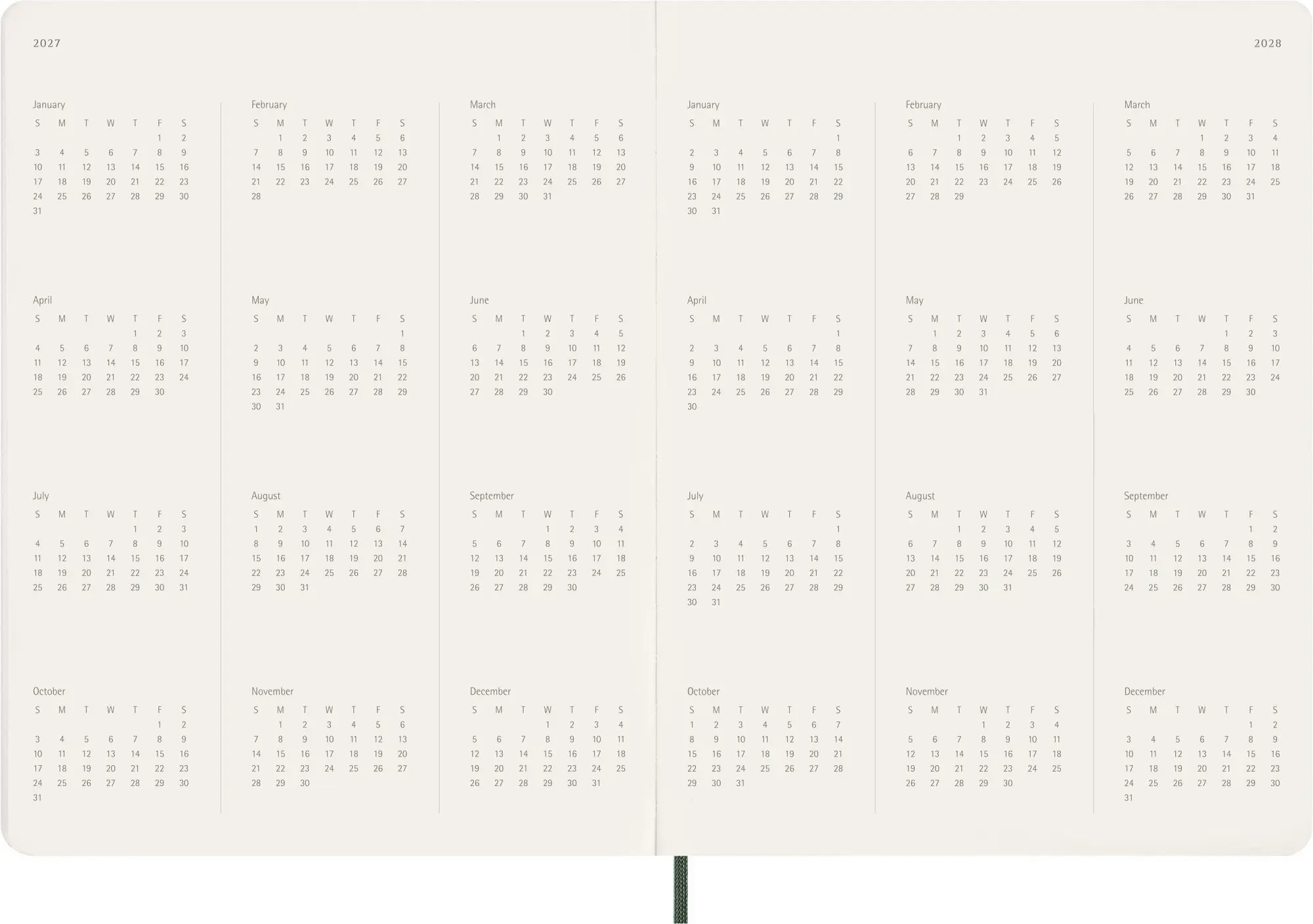 Bild: 8056999278854 | Moleskine 15 Monate Essential Wochenkalender 2026/2027, 1 Wo = 2...