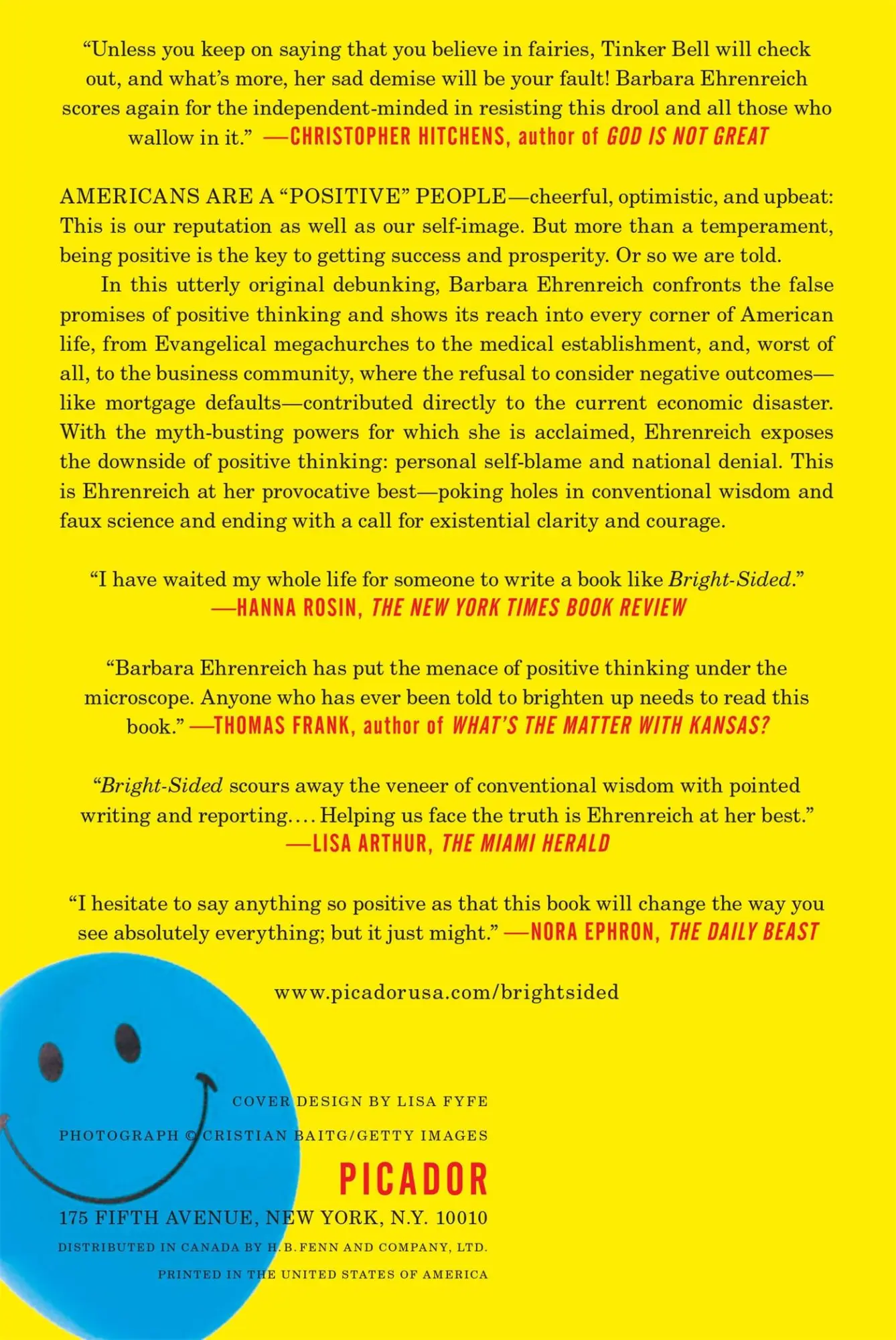 Rückseite: 9780312658854 | Bright-Sided | How Positive Thinking Is Undermining America | Buch