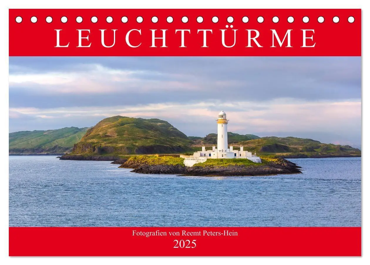 Cover: 9783435288854 | Leuchttürme des Nordens (Tischkalender 2025 DIN A5 quer), CALVENDO...