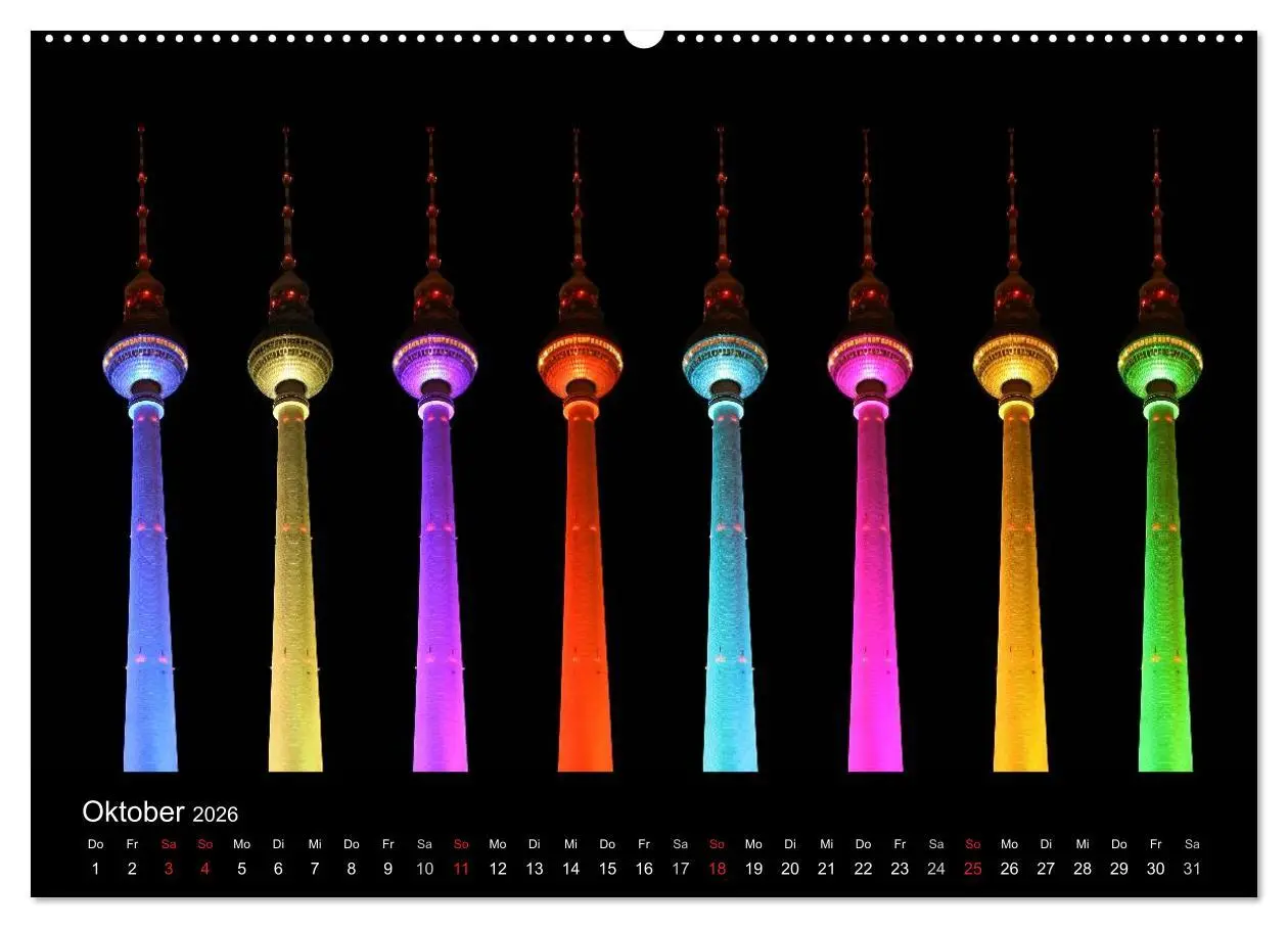 Bild: 9783516088854 | Colours of Berlin (Wandkalender 2026 DIN A2 quer), CALVENDO...