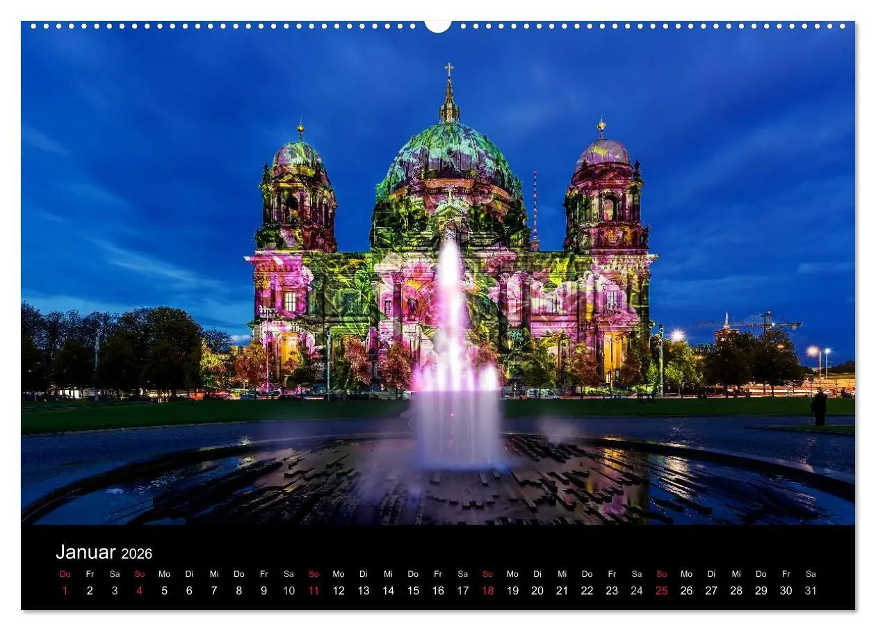 Bild: 9783516088854 | Colours of Berlin (Wandkalender 2026 DIN A2 quer), CALVENDO...