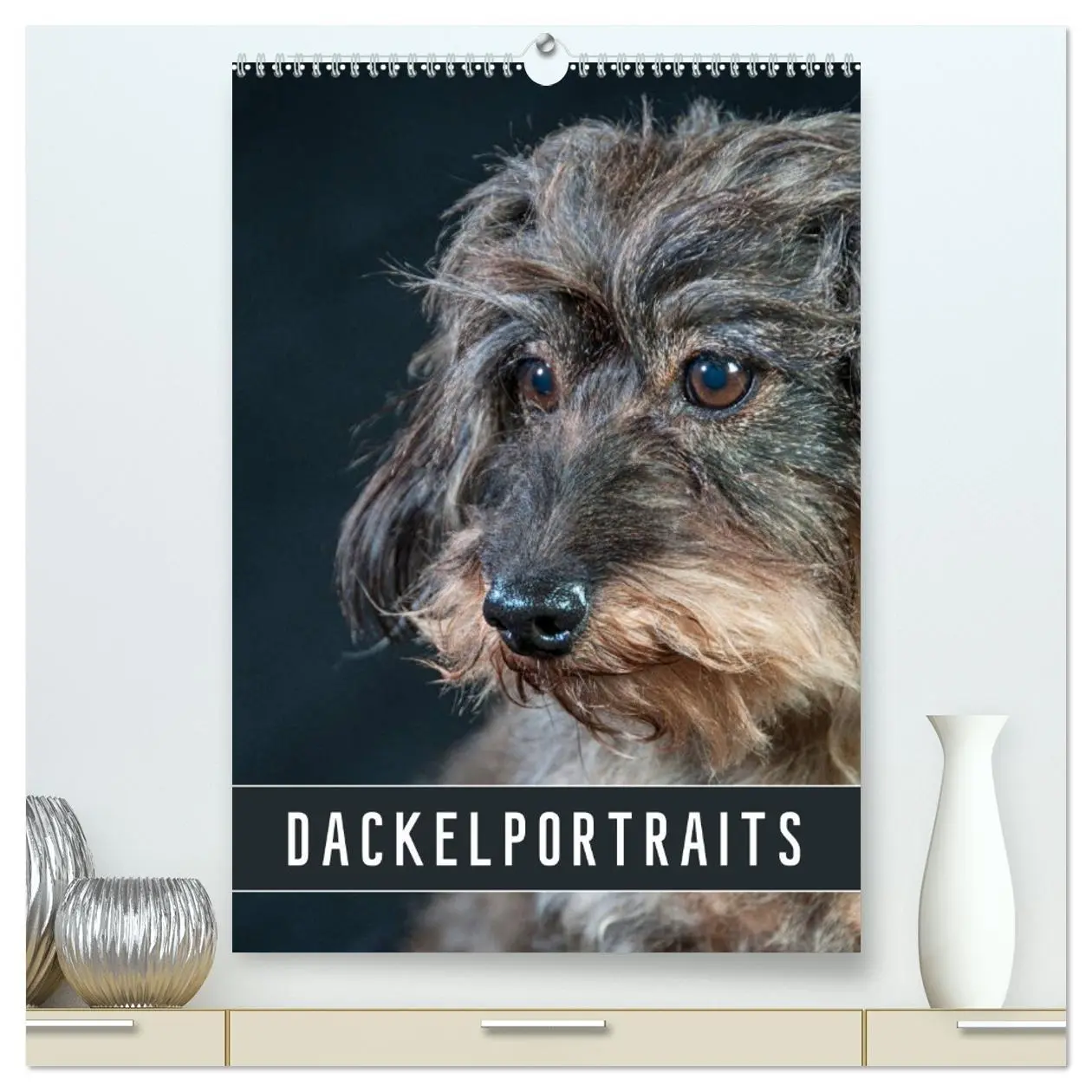 Cover: 9783516398854 | Dackelportraits (hochwertiger Premium Wandkalender 2026 DIN A2...