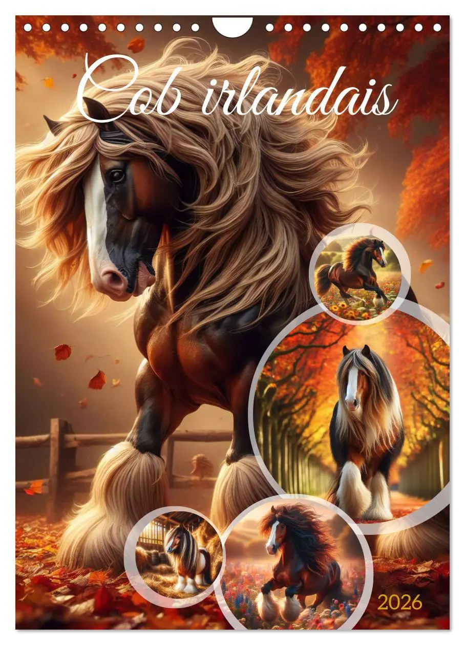 Cover: 9783516538854 | Cob irlandais (Calendrier mural 2026 DIN A4 horizontal), CALVENDO...