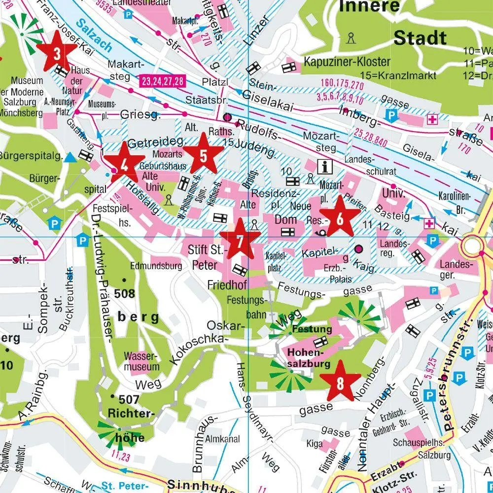 Bild: 9783575018854 | MARCO POLO Cityplan Salzburg 1:12.000 | (Land-)Karte | Deutsch | 2024