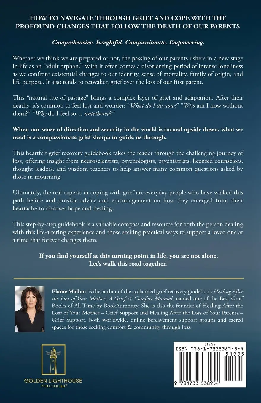 Rückseite: 9781733538954 | Healing After the Loss of Your Parents | Elaine Mallon | Taschenbuch