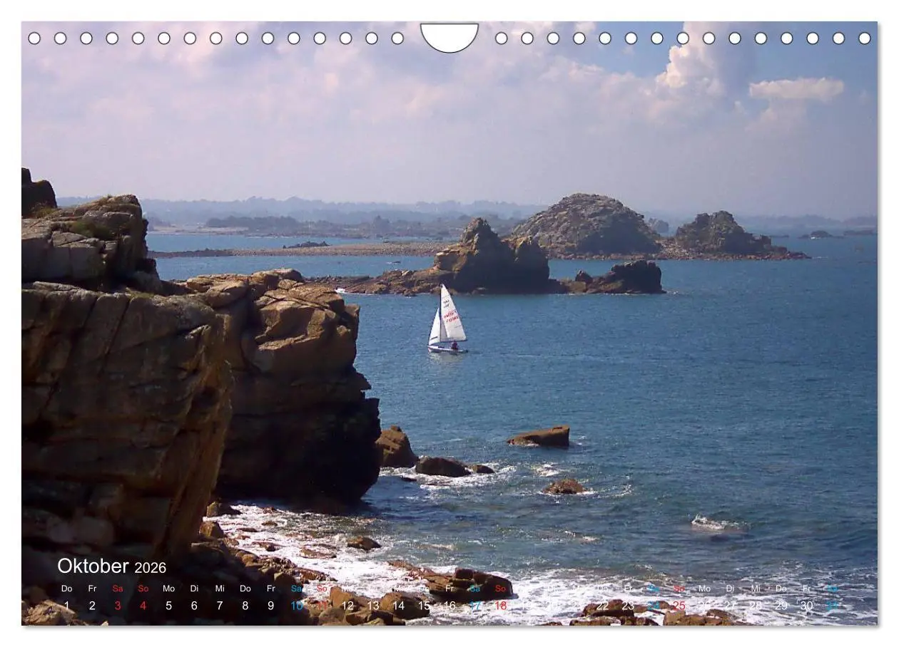 Bild: 9783516078954 | Bretagne - Sehnsucht in Blau (Wandkalender 2026 DIN A4 quer),...