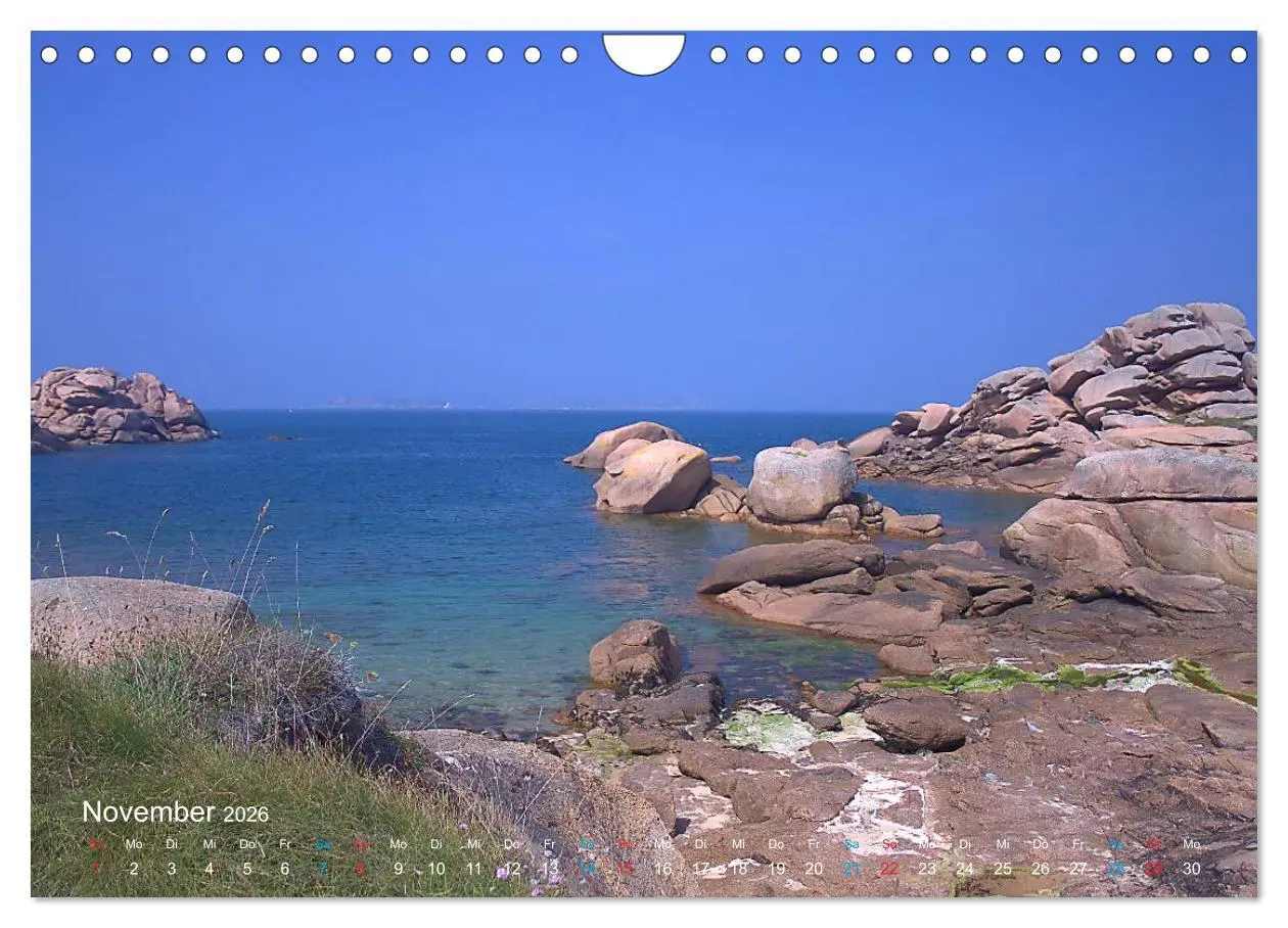 Bild: 9783516078954 | Bretagne - Sehnsucht in Blau (Wandkalender 2026 DIN A4 quer),...