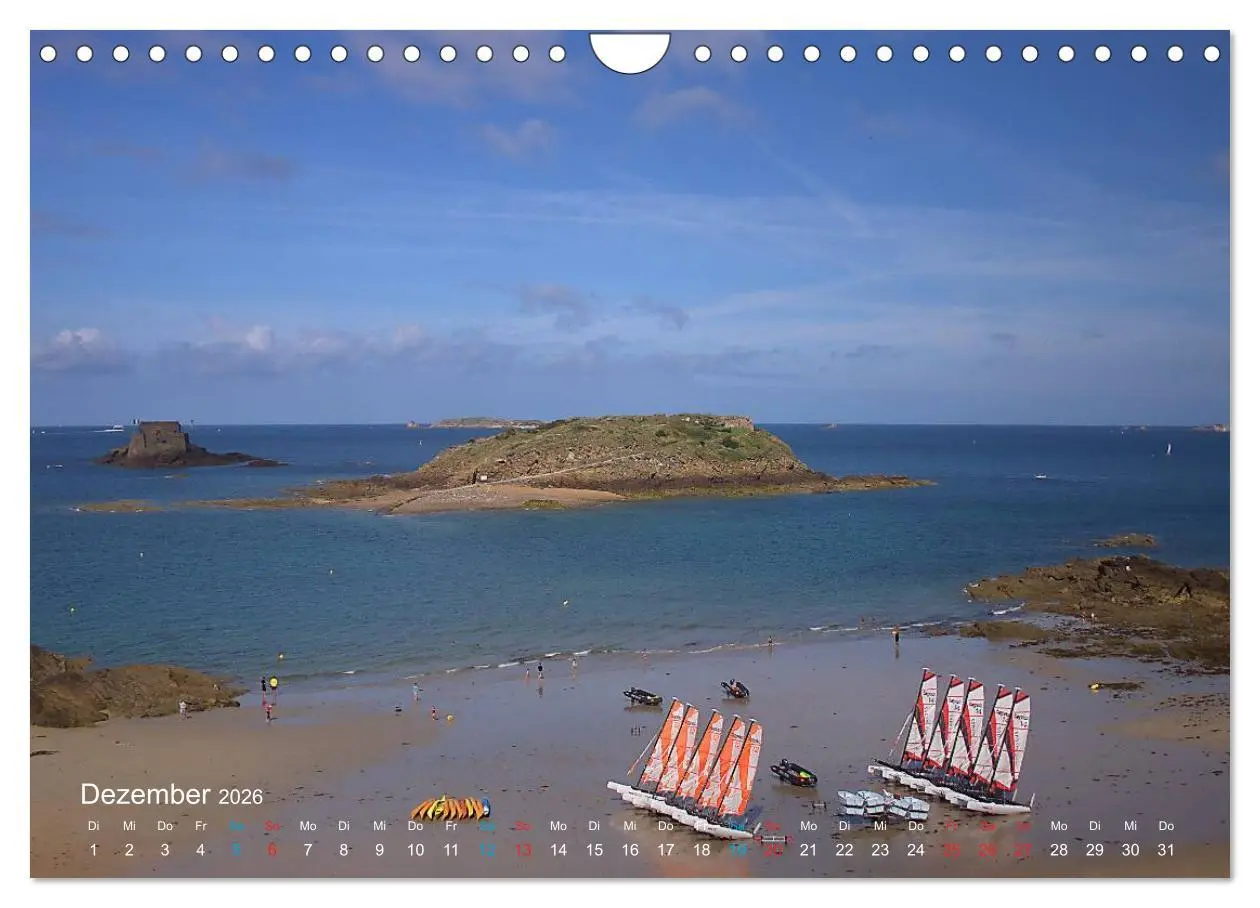 Bild: 9783516078954 | Bretagne - Sehnsucht in Blau (Wandkalender 2026 DIN A4 quer),...